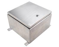 758-6996 RS PRO 304 Stainless Steel Wall Box, IP69K, 300 mm x 300 mm x 200mm