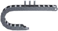 2700121000 Igus 2700, e-chain Black Cable Chain - Flexible Slot, W141 mm x D50mm, L1m, 100 mm Min. Bend Radius, Igumid G
