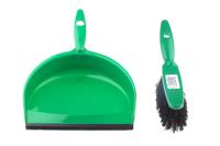 898-8210 RS PRO Green Dustpan & Brush for Cleaning with brush included