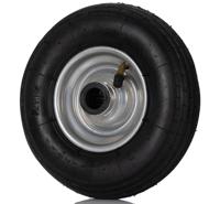 858-893 RS PRO Black Rubber Shock Absorbing Trolley Wheel, 75kg