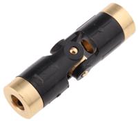 103132222 Huco Universal Joint 103.13.2222, Single, Plain, Bore 6 x 6mm, 46.2mm Length