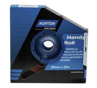 63642531793 Norton P400 Grit Very Fine Sandpaper Roll, 25m x 25mm