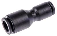 3106-04-06 Legris LF3000 Series Straight Tube-to-Tube Adaptor, Push In 4 mm to Push In 6 mm, Tube-to-Tube Connection Style