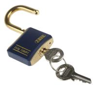 xr0084t40ka6 ABUS Key Weatherproof Brass Safety Padlock, Keyed Alike, 6mm Shackle, 40mm Body