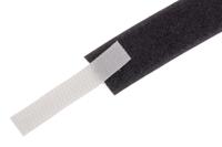 890-4225 RS PRO Black Hook & Loop Tape, 20mm x 5m