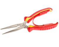 185a20ve Facom Long Nose Pliers, 200 mm Overall, Straight Tip