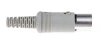930131517-mas-50-s-grey Hirschmann, MAS 5 Pole Miniature Din Plug, DIN 41524, 4A, 34 V ac/dc IP30, Male, Cable Mount