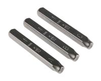 875-4770 RS PRO 4mm x 36 Piece Engraving Letter Punch Set, (27 Pieces x Capital A → Z English Letter Dot Steel Stamp, 9