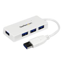 st4300minu3w StarTech.com 4 Port USB 3.0 USB A  Hub, USB Powered, 80 x 36 x 14mm