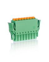 1952089 Phoenix Contact, 3.5mm Pitch, FMC 1.5/8-ST-3.5-RF, 8 Way, , Pluggable Terminal Block, Plug, Cable Mount, Spring Cage