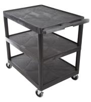 225-6019 RS PRO 3 Shelf PE Trolley, 810 x 610mm, 180kg Load