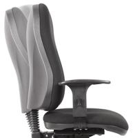 180-9718 RS PRO Black Fabric Typist Chair