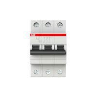 2cds213001r0165-sh203-b16 ABB Compact Home SH200 MCB, 3P, 16A Curve B, 440V AC, 6 kA Breaking Capacity