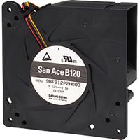 9bfb24p2h003 Sanyo Denki San Ace B120 Series Blower, 24 V dc, 56.5cfm, DC Operation, 120 x 120 x 32mm