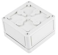 11040401 Spelsberg TK PS Series Grey Polystyrene Enclosure, IP66, Grey Lid, 110 x 110 x 66mm