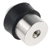 894-6935 RS PRO Silver Stainless Steel Floor-Mounted Door Stop