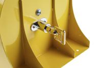 970-35-nv-d4 Tensator Black & Yellow Retractable Barrier, 23m, Yellow/Black Tape