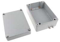 190-1875 RS PRO Aluminium Enclosure, IP66, IK09, 200 x 140 x 90mm