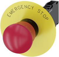 3su1100-1hb20-1fg0 Siemens SIRIUS ACT 3SU11 Series Twist Release Emergency Stop Push Button, Panel Mount, 22mm Cutout, SPDT