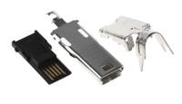 ux40a-mb-5p Hirose Straight, Cable Mount, Plug Type B 2.0 USB Connector