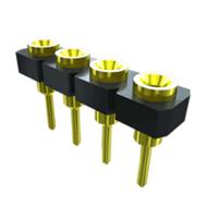 sl-106-t-19 Samtec SL Series Straight Through Hole Mount PCB Socket, 6-Contact, 1-Row, 2.54mm Pitch, Solder Termination