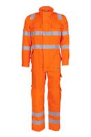 s101-892v-40 Sioen Arc Flash Coveralls, 40 cm Hi-Vis