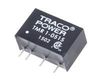 tmr-1-0515 TRACOPOWER TMR 1 DC-DC Converter, 24V dc/ 42mA Output, 4.5 → 9 V dc Input, 1W, Through Hole, +85°C Max Temp
