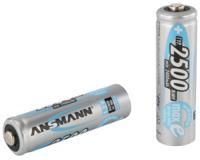 5035432 Ansmann MaxE AA NiMH Rechargeable AA Batteries, 2.5Ah, 1.2V - Pack of 2