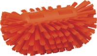 70377 Vikan Hard Bristle Orange Scrubbing Brush, 40mm bristle length, Polyester bristle material