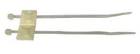 220-6247 RS PRO Cable Tie, MOUNT AND TIE ASSEMBLY, Natural Nylon, Pk-50