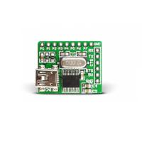 mikroe-549 Brand-Rex USB UART 2 Board Module, USB Programmer for And Various Devices That Use Uart Communication Protocol, Pc