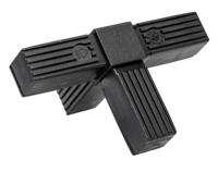 274-1124 RS PRO Steel Core 4-Way Connector, Square Tube Connector, Strut Profile 25 mm