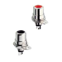 bto-1-black Lumberg Jack Socket Front Mount RCA Connector Socket 1A