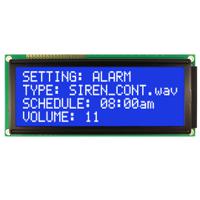 nhd-0420e2z-nsw-bbw NEWHAVEN DISPLAY INTERNATIONAL NHD-0420E2Z-NSW-BBW Alphanumeric LCD Alphanumeric Display, White on Blue, 4 Rows by 20