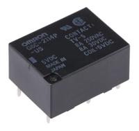 g6c-2114p-us-dc5 Omron PCB Mount Power Relay, 5V dc Coil, 8A Switching Current, DPST
