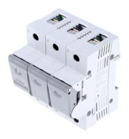 b1012622 Mersen 63A Bottle Fuse Holder, 3P, 400V ac