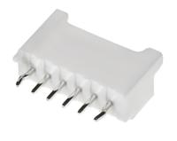 b06b-pask-1-lf-sn JST PA Series Straight Through Hole PCB Header, 6 Contact(s), 2 mm Pitch, 1 Row, Shrouded