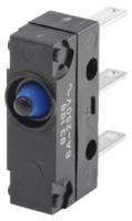 83-186-002 Crouzet Button Micro Switch, Quick Connect Terminal, 6 A @ 250 V ac, SPDT, IP67