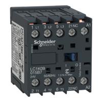 lc1k09015b7 Schneider Electric LC1K Contactor, 24 V ac Coil, 3-Pole, 9 A, 4 kW 24 V, 3 NO, 690V