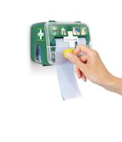 510004108 Cederroth Plastic Green Wound Care Dispenser Plaster Dispenser, 2 X 4,5m Per Package 14.5cm