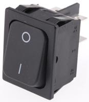 18323312 Marquardt DPST, On-Off Rocker Switch Panel Mount