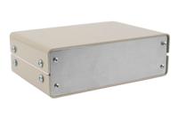 1402b Hammond 1402 Grey Aluminium Enclosure, 61 x 180 x 124mm