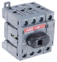 ot16f4n2-1sca104829r1001 ABB 4P Pole DIN Rail Non Fused Isolator Switch - 16A Maximum Current, 7.5kW Power Rating, IP20