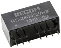 rs-2409szh3 Recom RS DC-DC Converter, 9V dc/ 222mA Output, 9 → 36 V dc Input, 2W, Through Hole, +75°C Max Temp -40°C Min Temp