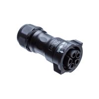 dc-05bffa-ql8mpp Amphenol Industrial Circular Connector, 5 Contacts, Cable, Standard Connector, Socket, Female, IP68, X-LOK Series