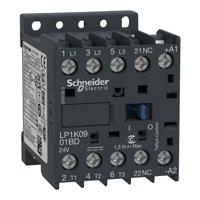 lp1k0901bd Schneider Electric TeSys K LP1K 3 Pole Contactor, 3NO, 9 A, 4 kW, 24 V dc Coil