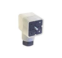935980205-rs-gdml-2011-led-24-schwarz Hirschmann GDML 2P+E DIN 43650 A, Female Solenoid Valve Connector with Indicator Light, 24 V dc Voltage