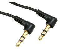 286-2846 RS PRO Male 3.5mm Stereo Jack to Male 3.5mm Stereo Jack Aux Cable, Black, 1.5m