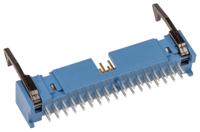 3-1761606-1 TE Connectivity AMP-LATCH Series Straight Through Hole PCB Header, 34 Contact(s), 2.54 mm Pitch, 2 Row, Shrouded