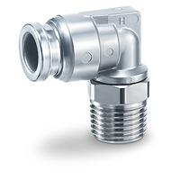 kqb2l16-g04-f SMC KQB2 Series Elbow Fitting, 16 mm to G 1/2, Threaded-to-Tube Connection Style, KQB2L16-G04-F